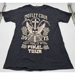 Motley Crue All Bad Things Must Come To An End 2015 Authentic Concert Shirt Sz M